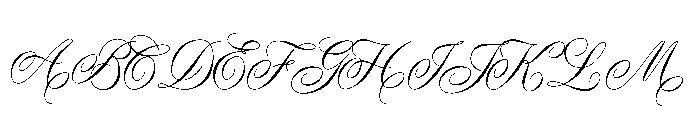 Garncoleia Bold Font UPPERCASE