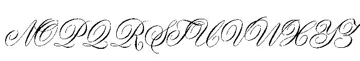 Garncoleia Bold Font UPPERCASE