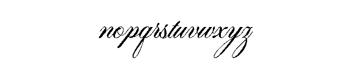 Garncoleia Bold Font LOWERCASE