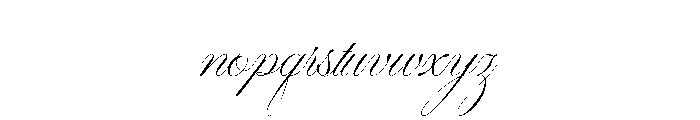 Garncoleia Thin Font LOWERCASE