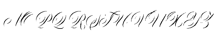Garncoleia Font UPPERCASE