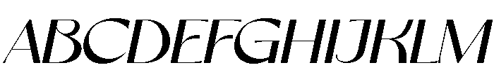 Garnetta Italic Font UPPERCASE