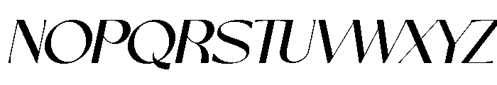 Garnetta Italic Font UPPERCASE