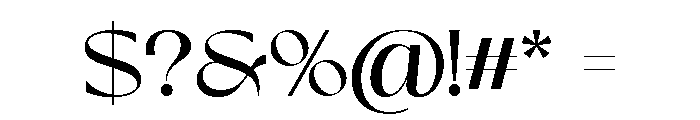 Garnetta Font OTHER CHARS