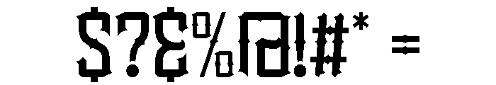 Garnicho Font OTHER CHARS