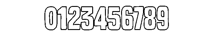 Garnois Outline Regular Font OTHER CHARS