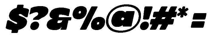 Garol Italic Font OTHER CHARS