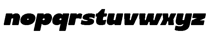 Garol Italic Font LOWERCASE