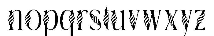 Garoland-Alternate Font LOWERCASE