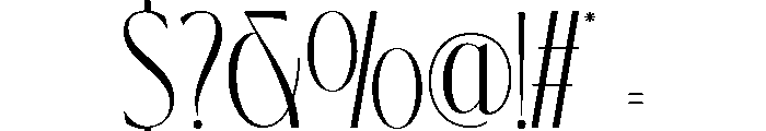 Garoland-Regular Font OTHER CHARS