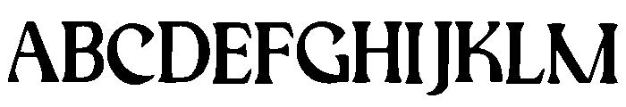Garolia Regular Font UPPERCASE