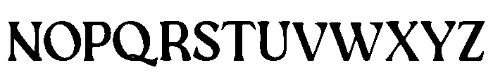 Garolia Regular Font UPPERCASE