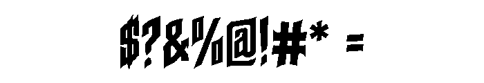 Garrvex Font OTHER CHARS