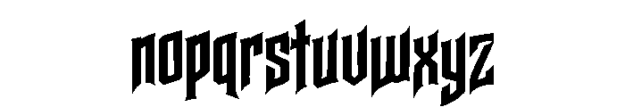 Garrvex Font LOWERCASE