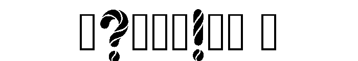 Garry Regular Font OTHER CHARS