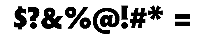 Garten Bold Font OTHER CHARS