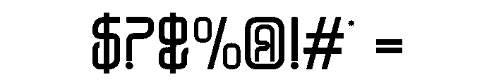 Gasbera Font OTHER CHARS