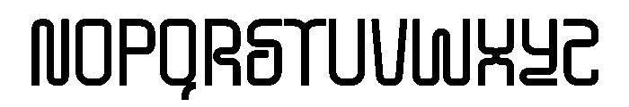Gasbera Font LOWERCASE