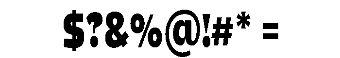 Gasby Binega. Condensed Font OTHER CHARS