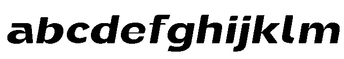 Gasby Binega. Expanded Slant FONT