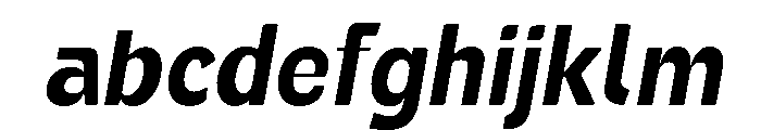 Gasby Binega. SemiCond Slant FONT
