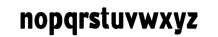 Gasby Binega.Grade Condensed Font LOWERCASE