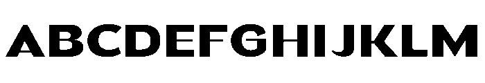 Gasby Binega.Grade Expanded Font UPPERCASE