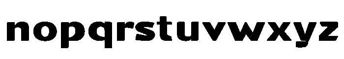 Gasby Binega.Grade Expanded Font LOWERCASE