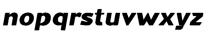 Gasby Binega.Grade SemExp Slant Font LOWERCASE