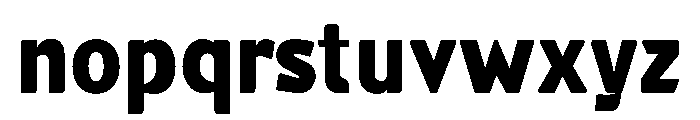 Gasby Binega.Grade SemiCond Font LOWERCASE