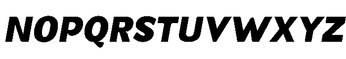 Gasby Binega.Grade Slant Font UPPERCASE