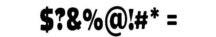 Gasby Binega.Soft Condensed Font OTHER CHARS