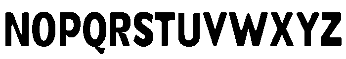 Gasby Binega.Soft Condensed Font UPPERCASE