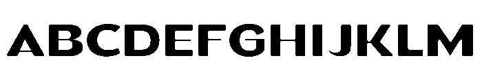 Gasby Binega.Soft Expanded Font UPPERCASE