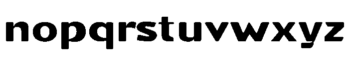 Gasby Binega.Soft Expanded Font LOWERCASE