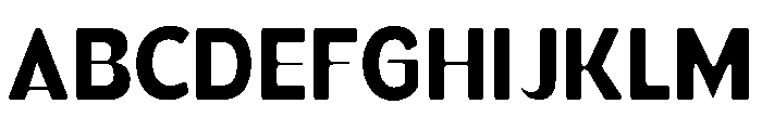 Gasby Binega.Soft SemiCond Font UPPERCASE