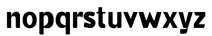 Gasby Binega.Soft SemiCond Font LOWERCASE