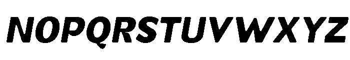 Gasby Binega.Soft Slant Font UPPERCASE
