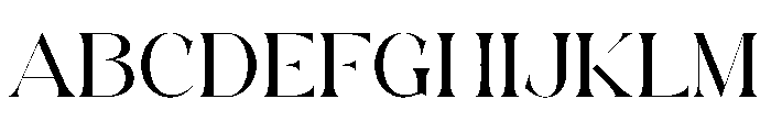 Gasley Font UPPERCASE