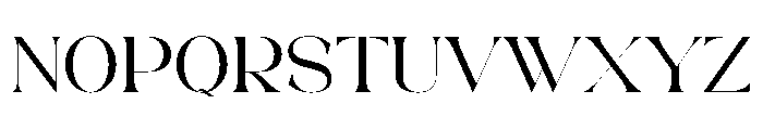Gasley Font UPPERCASE
