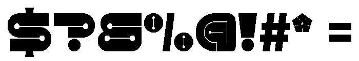 Gasno Regular Font OTHER CHARS
