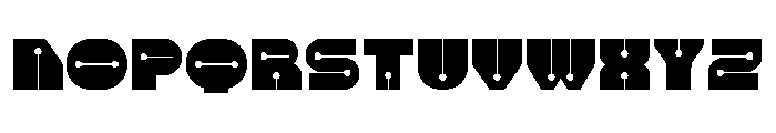 Gasno Regular Font UPPERCASE