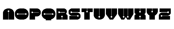 Gasno Regular Font LOWERCASE