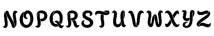 Gassy Regular Font LOWERCASE