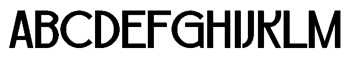 Gasteno Font UPPERCASE
