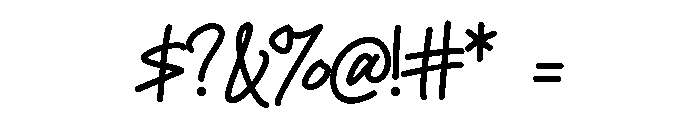 Gasteroim Regular Font OTHER CHARS