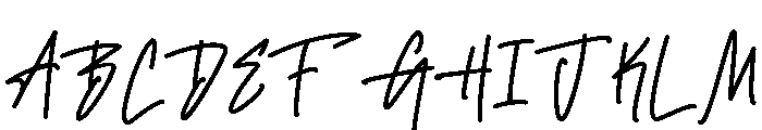 Gasteroim Regular Font UPPERCASE