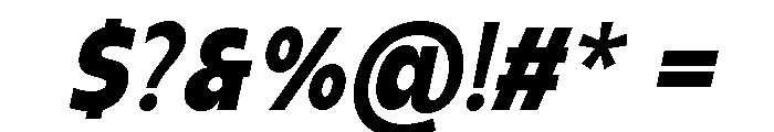 Gastilo Italic Font OTHER CHARS