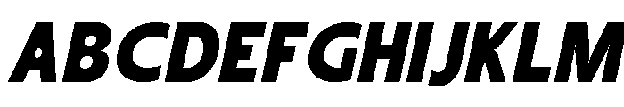 Gastilo Italic Font UPPERCASE