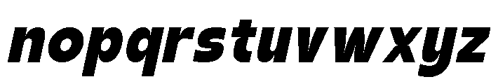 Gastilo Italic Font LOWERCASE